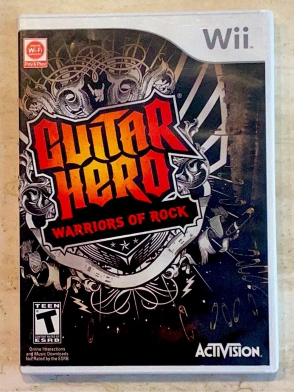 Guitar Hero Warriors Of Rock Nintendo Wii Game CIB Tested Working